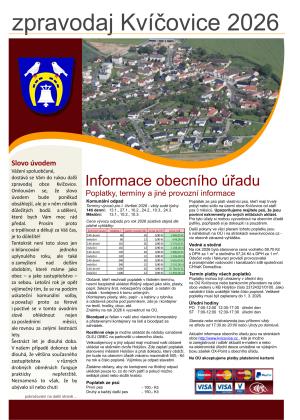 První strana zpravodaje